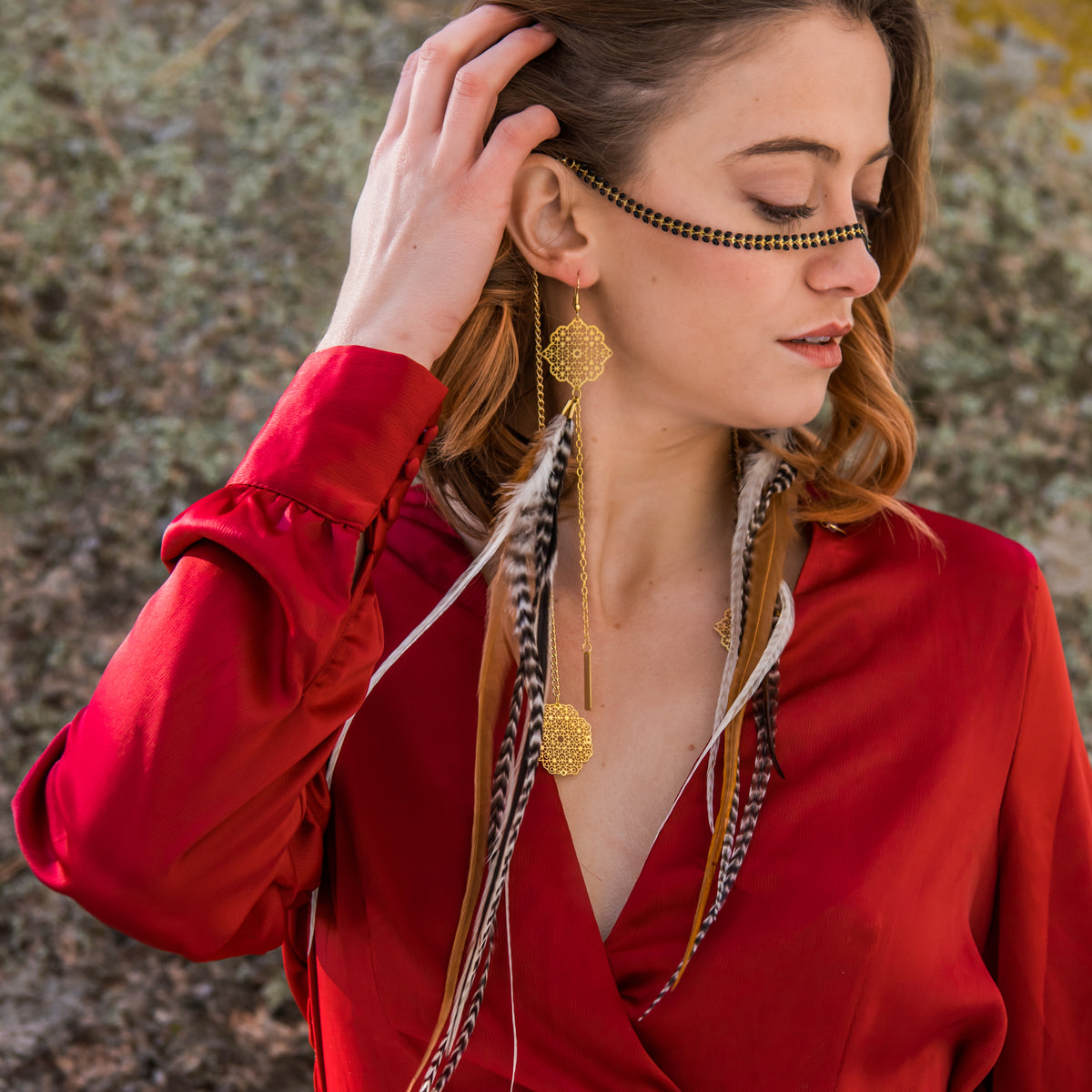 Rise Face Chain & Necklace ✦ Chakra Jewelry