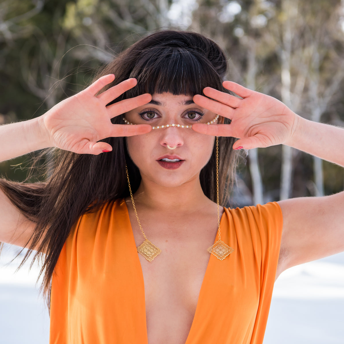 Fairy Drops Face Chain & Necklace ✦ Chakra Jewelry