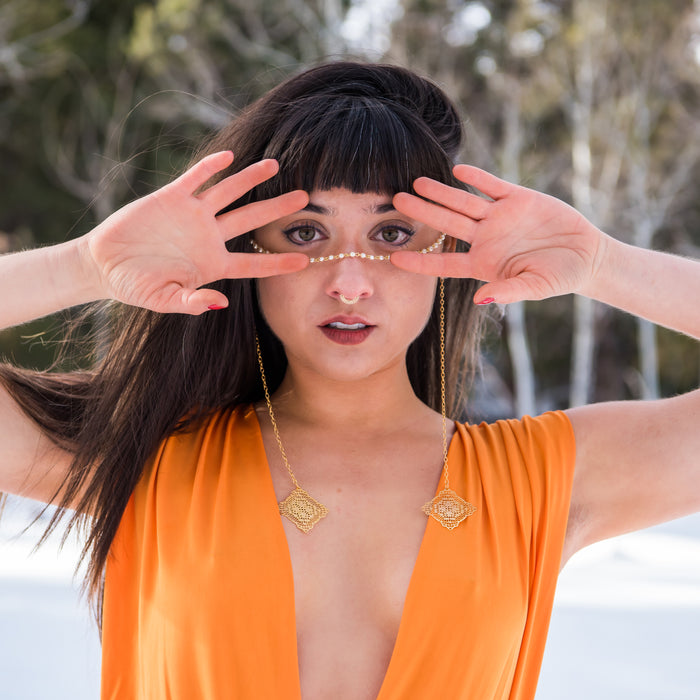 Fairy Drops Face Chain & Necklace ✦ Chakra Jewelry